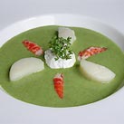 Kressesuppe mit Jakobsmuschel und Flusskrebse – eine seltene aber wunderbare Kombination