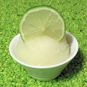 Limettensorbet