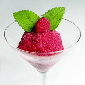 Himbeersorbet